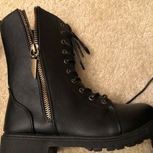 Super trendy-new combat boots for Fall!
